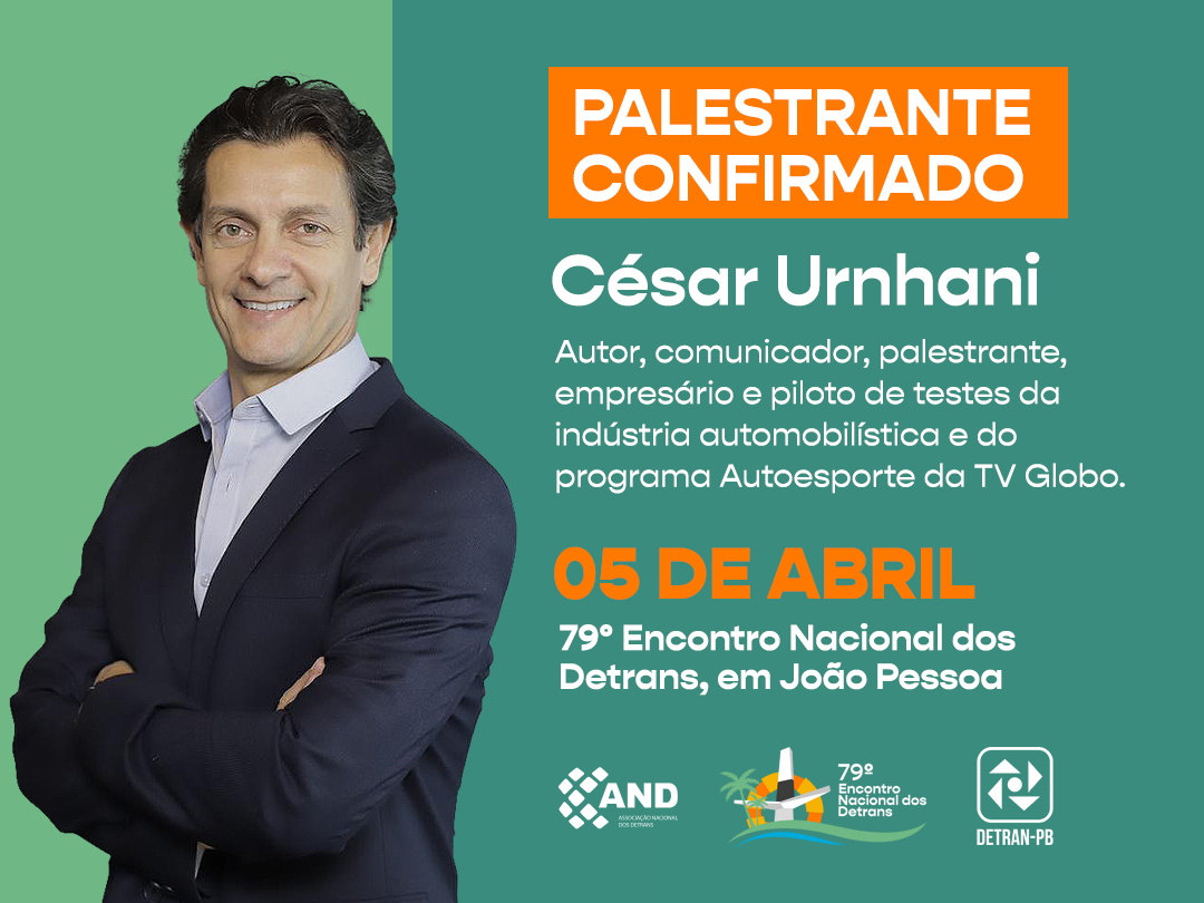 Palestra de César Urnhani vai encerrar o 79 Encontro Nacional dos