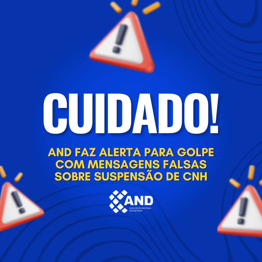 Detrans fazem alerta para golpe de SMS notificação sobre suspensão